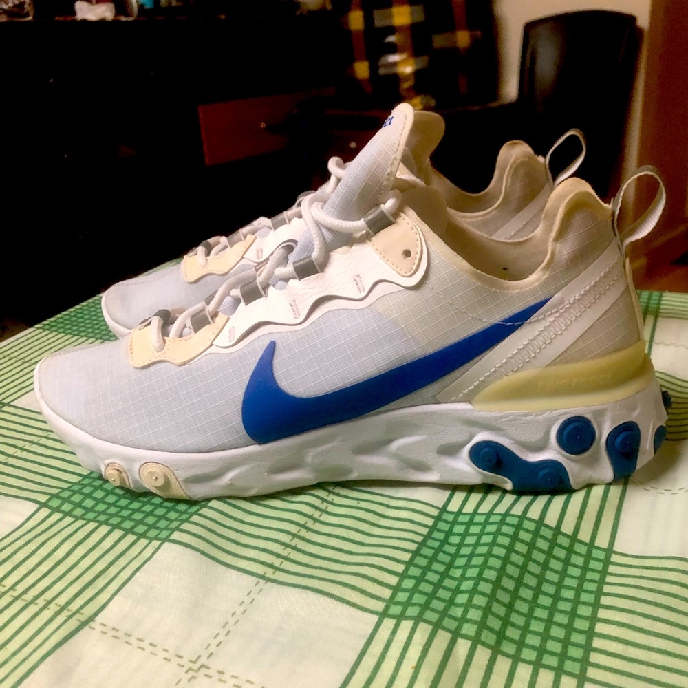 Nike white sneakers men shoes size 8